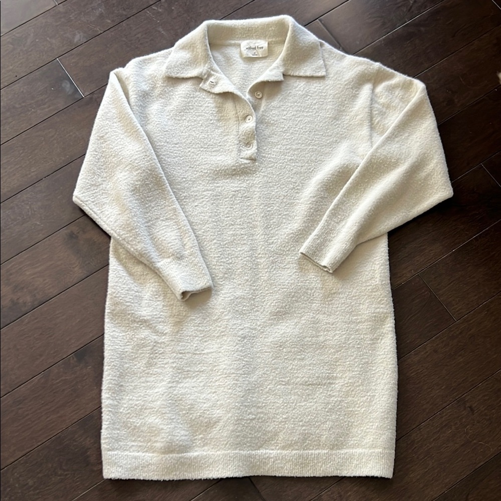 ARITZIA WILFRED Cream Sweater Dress